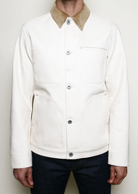 Cord Collar Supply Jacket // 14oz Ecru