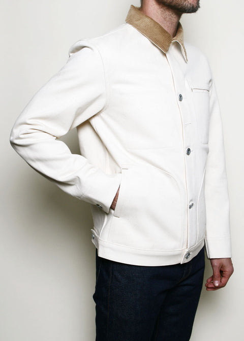 Cord Collar Supply Jacket // 14oz Ecru