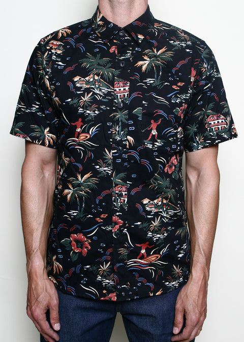 Oxford Shirt // Black Surf