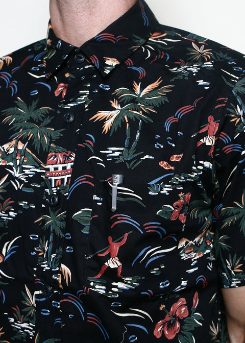 Oxford Shirt // Black Surf