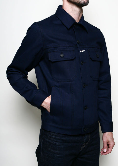 Cruiser Jacket // 13.5oz Indigo x Black