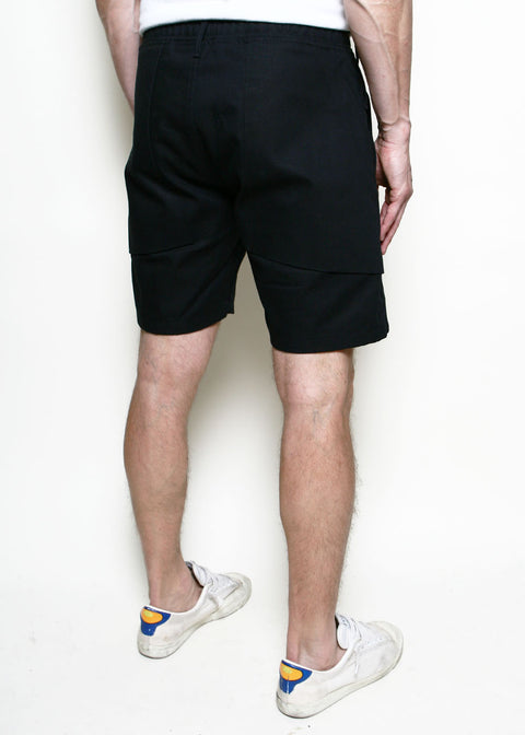  Fatigue Shorts // Black Canvas