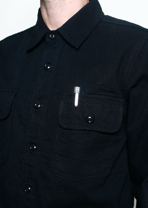 Field Shirt // Rinsed 11oz Stealth