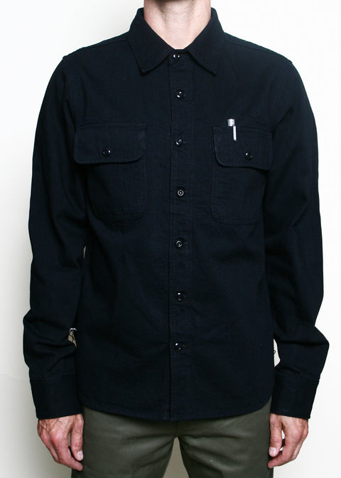 Field Shirt // Rinsed 11oz Stealth