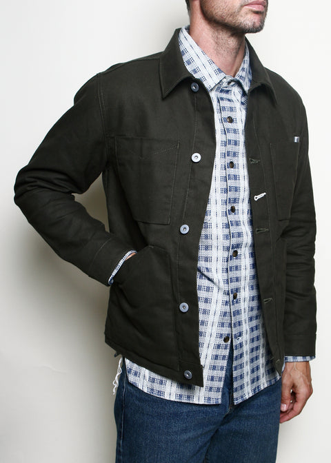  Open Range Jacket // Pine Dry Wax Canvas