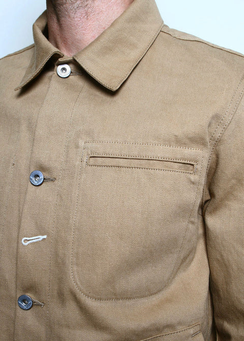  Supply Jacket // Rinsed Tan Denim