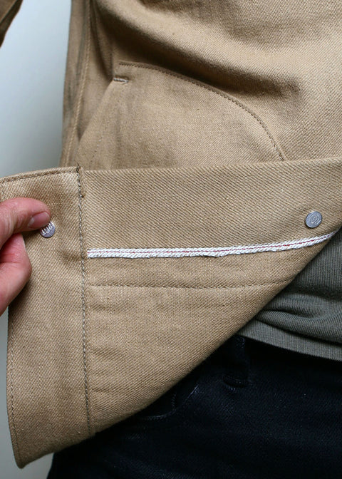  Supply Jacket // Rinsed Tan Denim