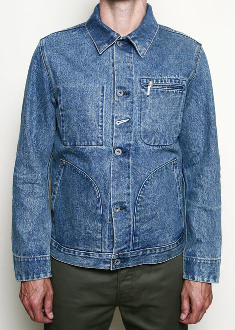 Supply Jacket // River Wash Indigo
