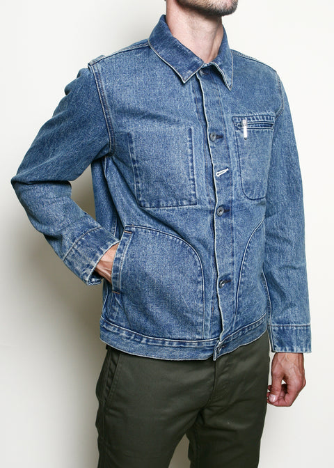 Supply Jacket // River Wash Indigo