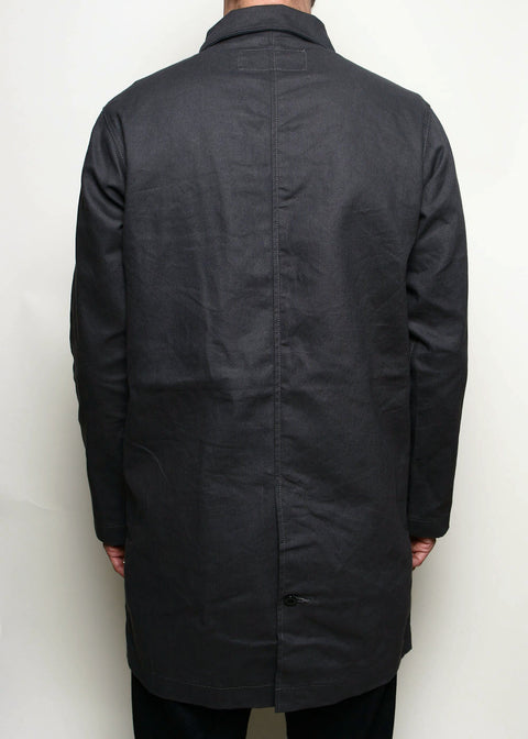  Trench Coat // Grey Dry Wax Canvas