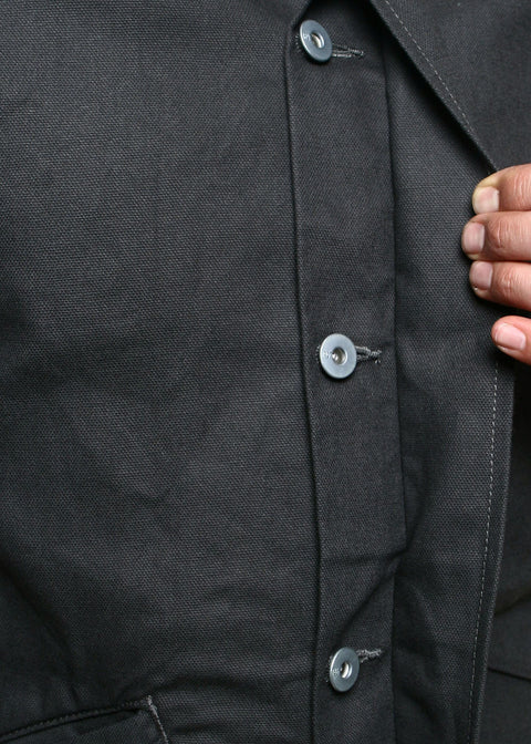  Trench Coat // Grey Dry Wax Canvas