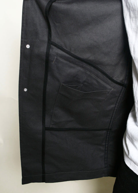  Trench Coat // Grey Dry Wax Canvas