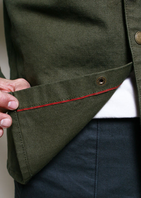  Work Shirt // Dyed Canvas Olive