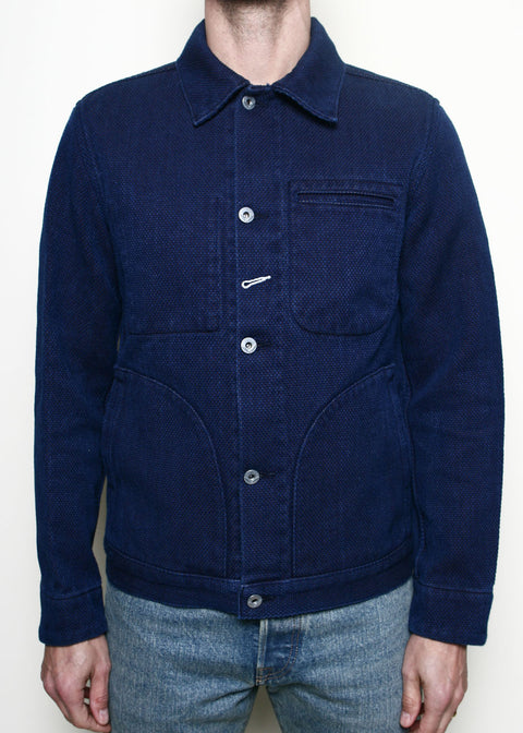 Supply Jacket // Sashiko Indigo x Persimmon