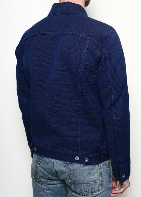  Supply Jacket // Sashiko Indigo x Persimmon