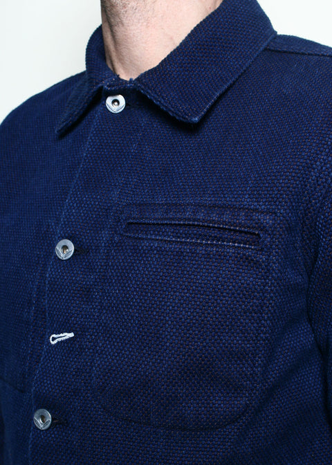  Supply Jacket // Sashiko Indigo x Persimmon