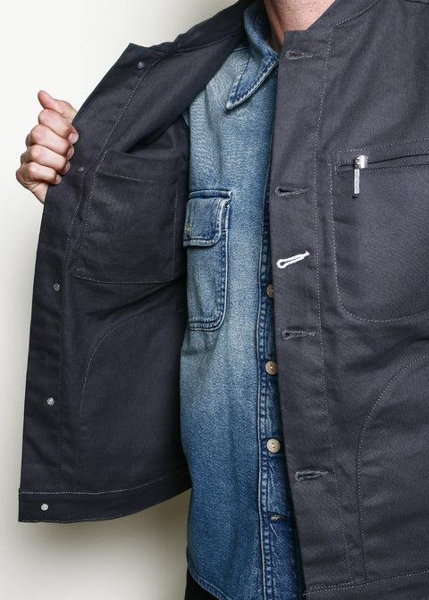  Supply Vest // Dry Wax Canvas Grey