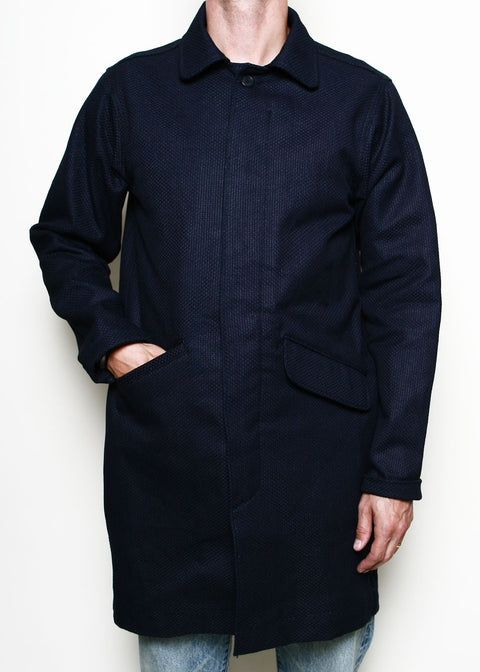 Trench Coat // 15oz Indigo Sashiko