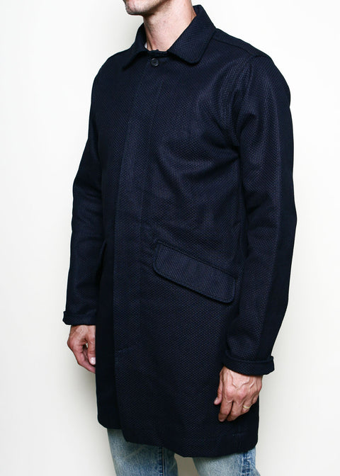 Trench Coat // 15oz Indigo Sashiko