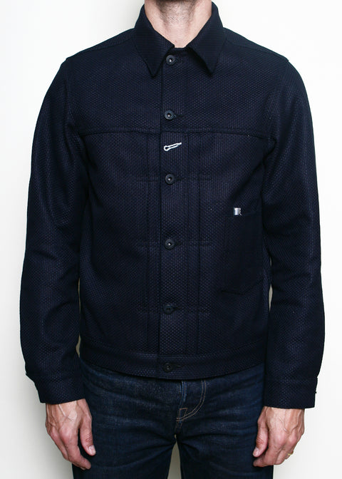 Type I Jacket // 15oz Indigo Sashiko